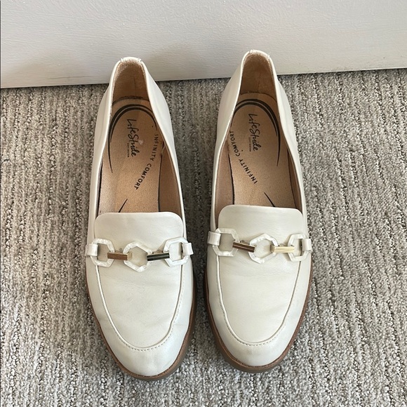Life Stride Women's White Loafers - Picture 2 of 2